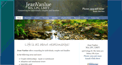 Desktop Screenshot of jeanvanlue.com