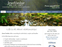 Tablet Screenshot of jeanvanlue.com